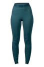 HKM Children's Silicone Full Seat Riding Leggings -Tabea- #colour_petrol