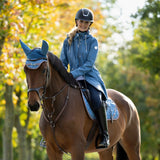 HKM Ladies Riding Jacket -Ohio- #colour_smokey-blue