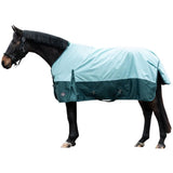 HKM 600D 100g Turnout Rug -Chester- #colour_olive-green-black