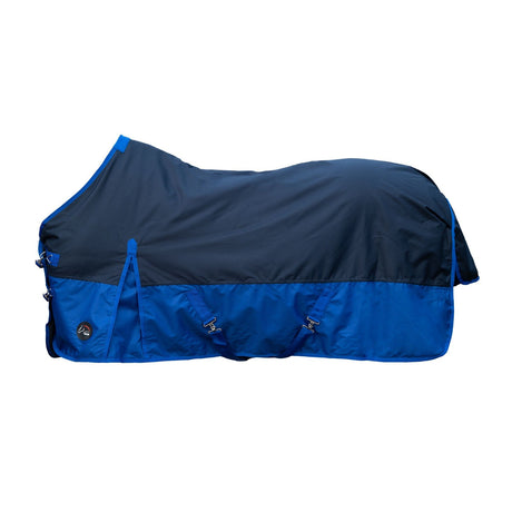 HKM 600D 100g Turnout Rug -Chester- #colour_navy-blue