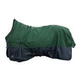 HKM 1200D Fleece Lined Highneck Rug -Glasgow- #colour_deep-green-black