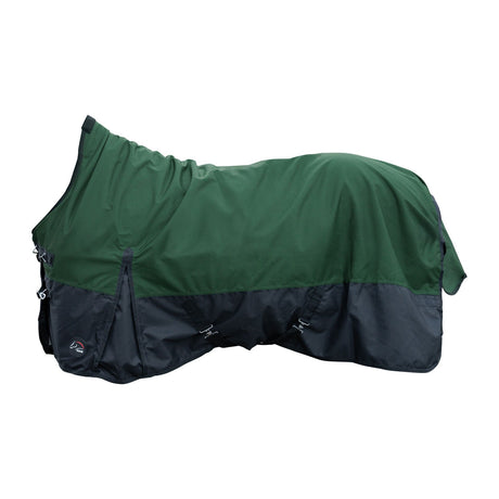HKM 1200D Fleece Lined Highneck Rug -Glasgow- #colour_deep-green-black
