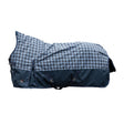 HKM 1200D 100g Highneck Rug -Glasgow- #colour_deep-blue-check