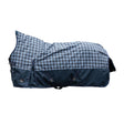 HKM 1200D 300g Highneck Rug -Glasgow- #colour_deep-blue-check