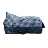 HKM 1200D 300g Highneck Rug -Glasgow- #colour_deep-blue-check