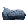 HKM 1200D 300g Highneck Rug -Glasgow- #colour_deep-blue-check
