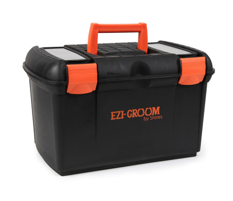 EZI-GROOM Two Tone Tack Box #colour_black