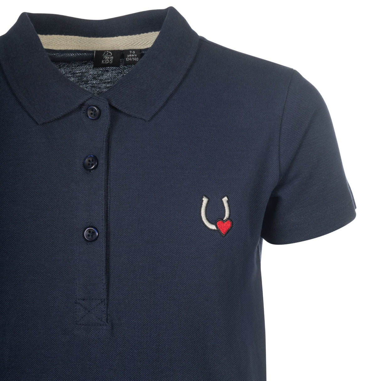 HKM Children's Polo Shirt -Claire- #colour_deep-blue