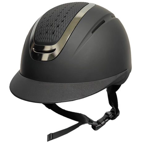 HKM Riding Helmet -Sydney City- #colour_black-silver