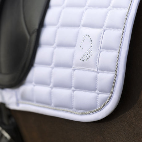 HKM Saddle Cloth -Amalfi Competition- #colour_white