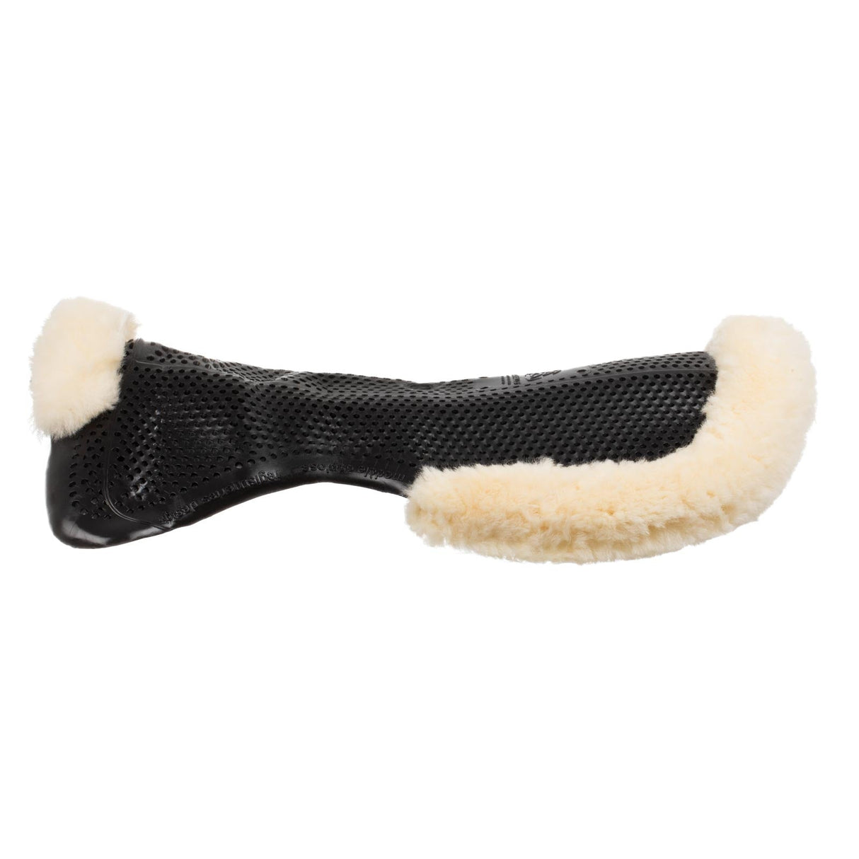 Acavallo Gel Ns-S Classic-S 1/2 Cut-Out Flat #colour_black-natural