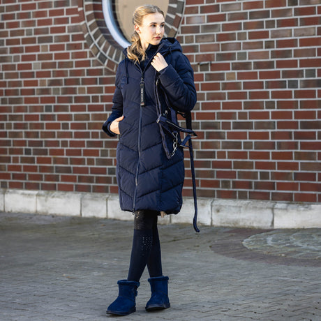 HKM Ladies Quilted Coat -Toronto- #colour_deep-blue