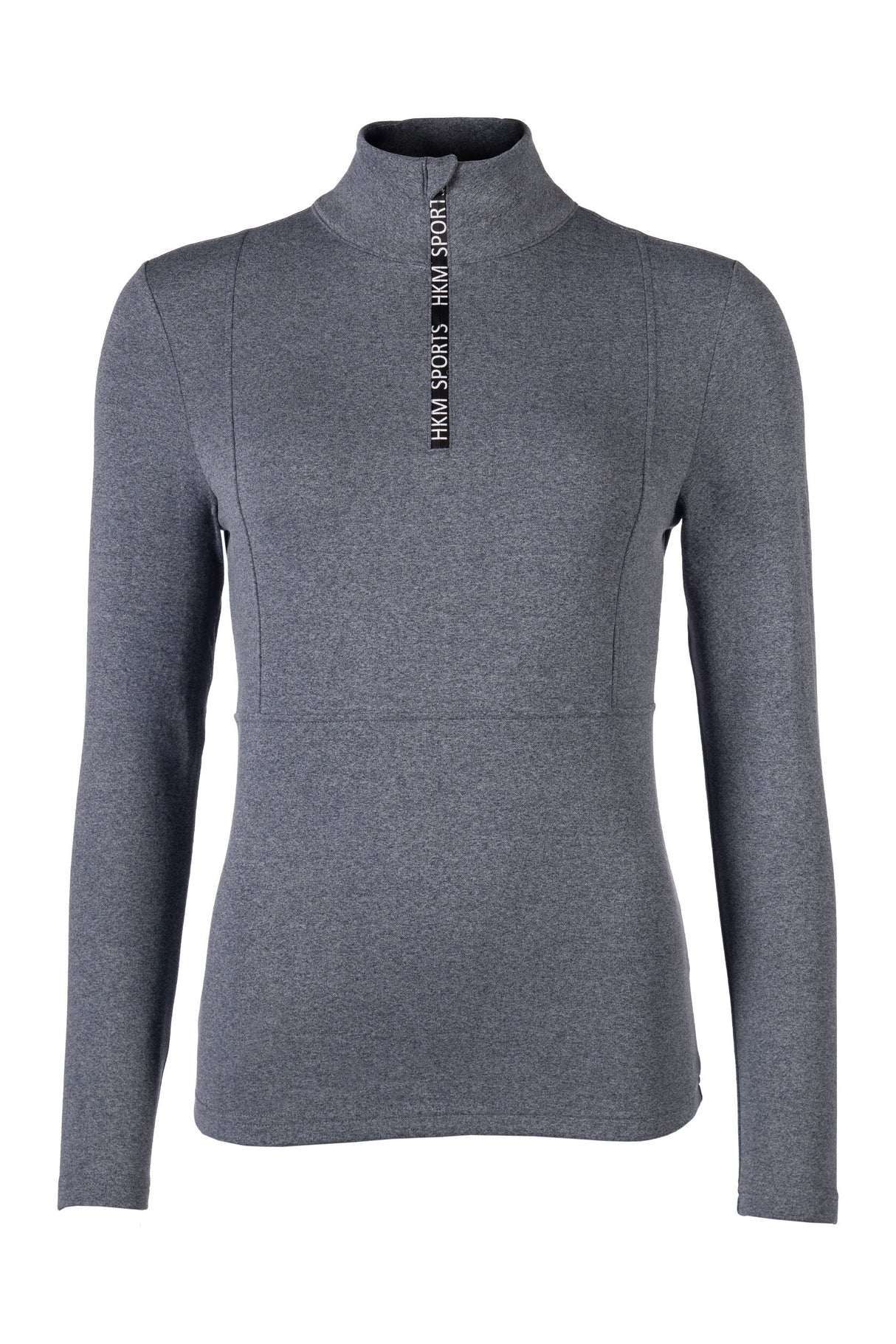HKM Ladies Functional Shirt -Supersoft II- Melange #colour_deep-blue
