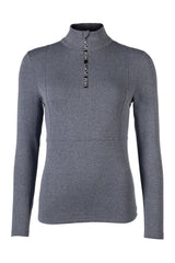 HKM Ladies Functional Shirt -Supersoft II- Melange #colour_deep-blue