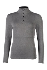 HKM Ladies Functional Shirt -Supersoft II- Melange #colour_grey-mottled