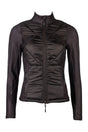 HKM Ladies Jersey/Nylon Jacket -Prag II- Style #colour_dark-brown