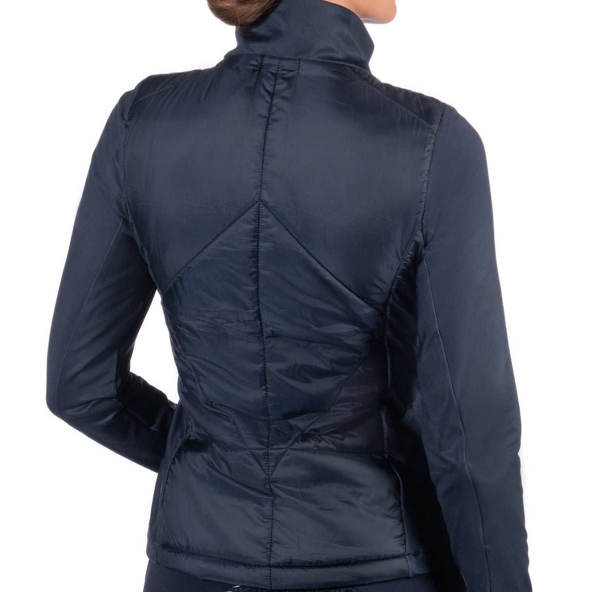 HKM Ladies Jersey/Nylon Jacket -Prag II- Style #colour_deep-blue