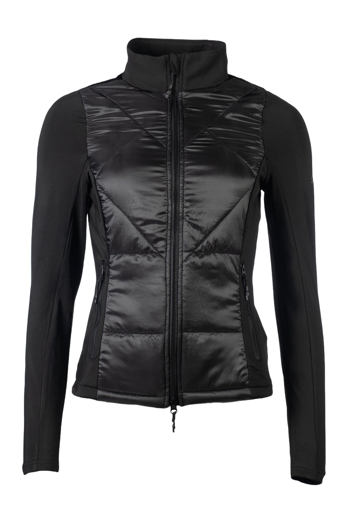 HKM Ladies Jersey/Nylon Jacket -Prag II- Style #colour_black