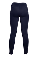 HKM Ladies Silicone Knee Patch Riding Leggings -Arezzo- #colour_deep-blue