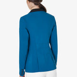 Equestro Women's Three-Button Competition Jacket #colour_blue
