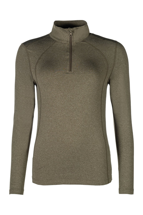HKM Children's Functional Shirt -Essentials Winter- #colour_olive-green
