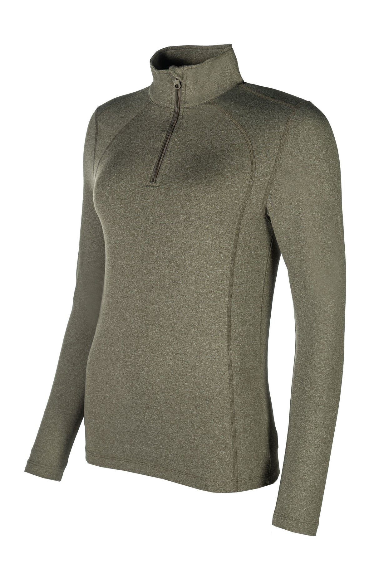 HKM Children's Functional Shirt -Essentials Winter- #colour_olive-green