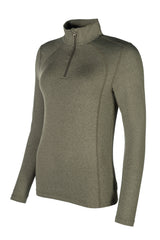 HKM Children's Functional Shirt -Essentials Winter- #colour_olive-green