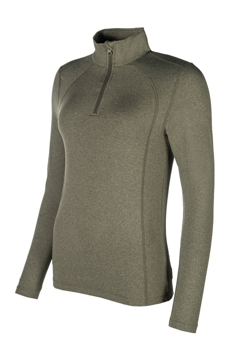 HKM Children's Functional Shirt -Essentials Winter- #colour_olive-green