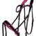 HKM Bridle -Manchester- #colour_black-pink