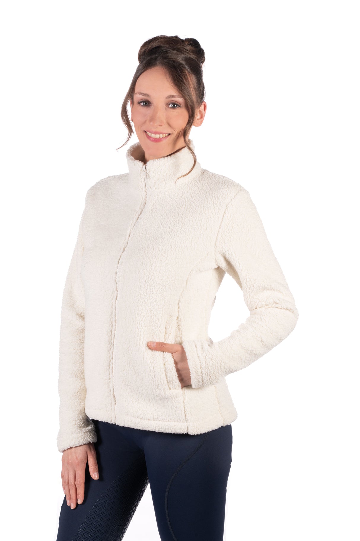 HKM Ladies Teddy Jacket -Cloud-