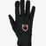 Equestro Women's Gloves In Special Elastane Fabric With Logo #colour_black-pink
