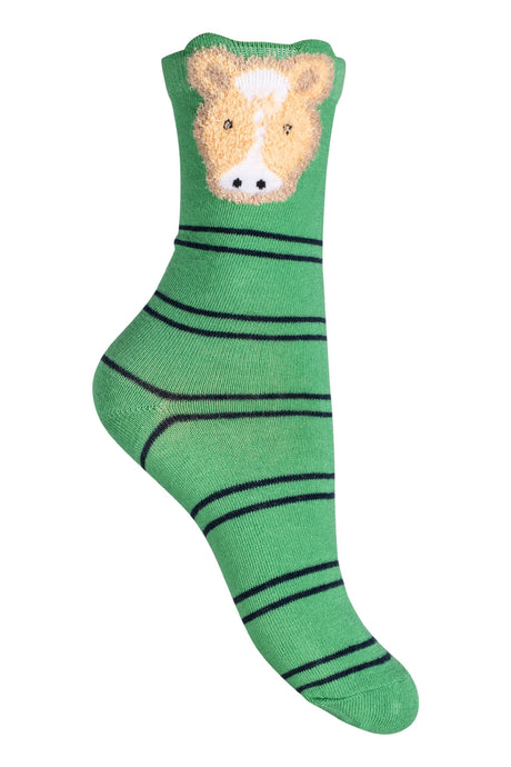HKM Riding Socks -Maui- #colour_green