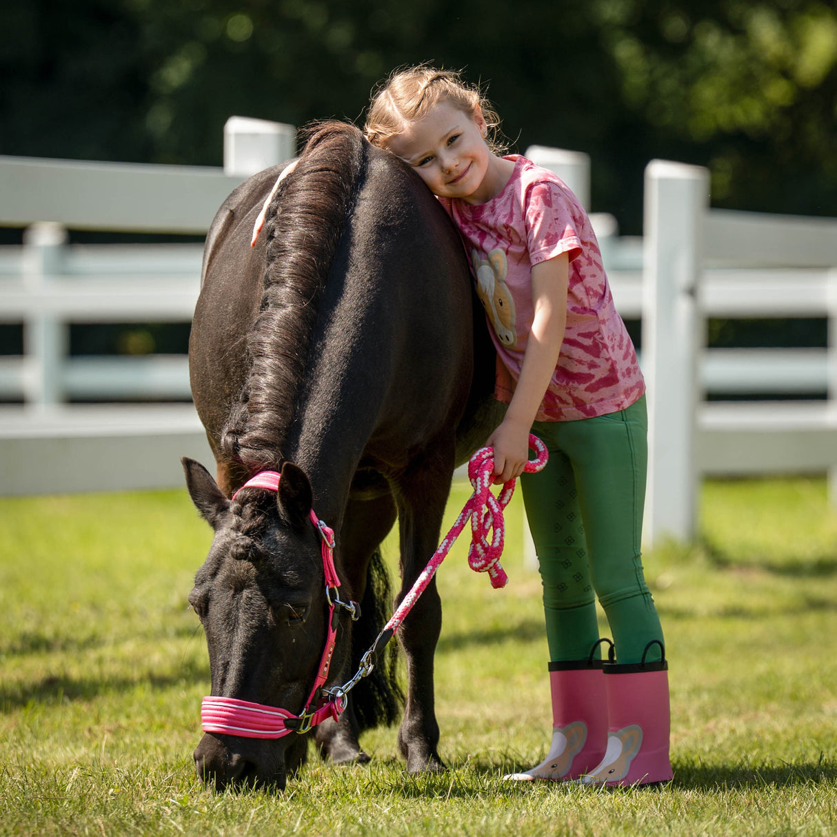 HKM Rubber Boots -Maui- #colour_pink