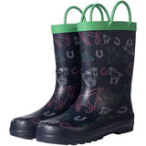 HKM Rubber Boots -Maui- #colour_deep-blue