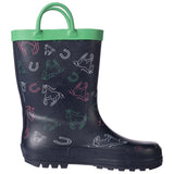 HKM Rubber Boots -Maui- #colour_deep-blue