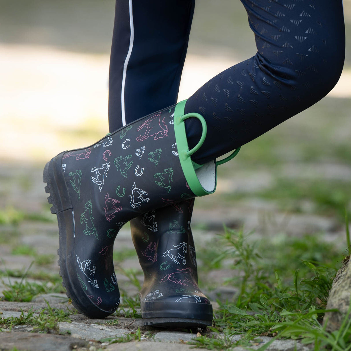 HKM Rubber Boots -Maui- #colour_deep-blue
