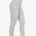 Women's leggings with perforated decorations - HARBOR MIST