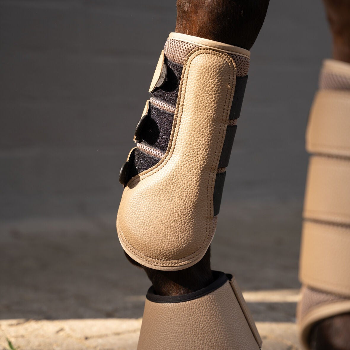 HKM Protection Boots -Comfort Breath- #colour_taupe