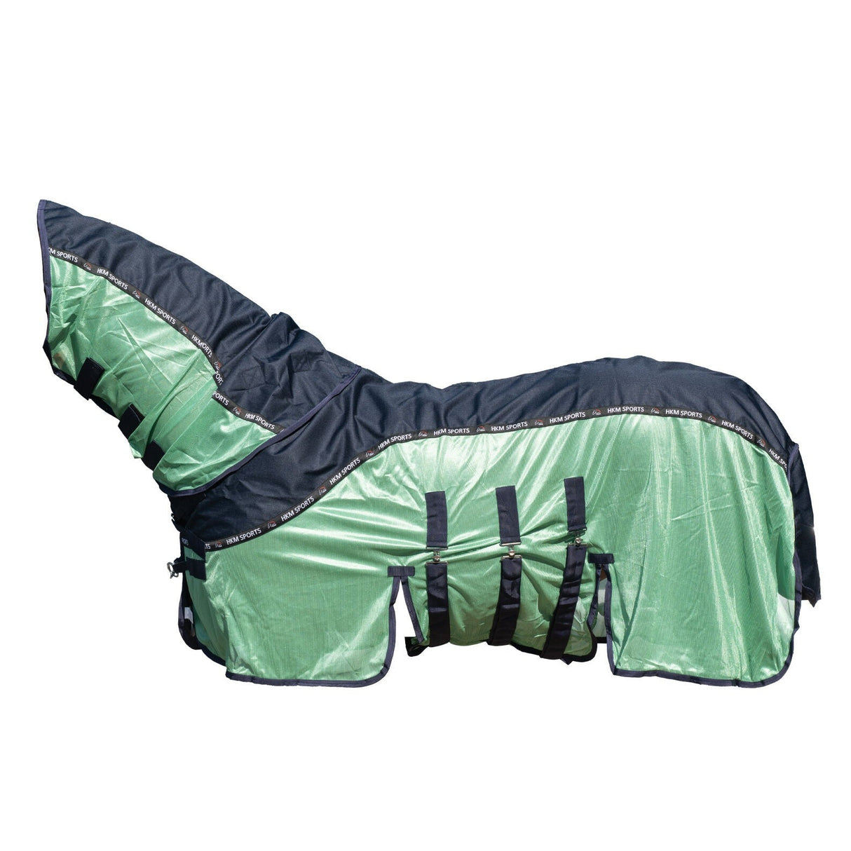 HKM Fly Rug -Comfort Rain- #colour_deep-blue-green