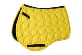 HKM Saddle Cloth -Limone Elegant- #colour_lemon