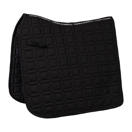 HKM Saddle Cloth -Limone Elegant- #colour_black