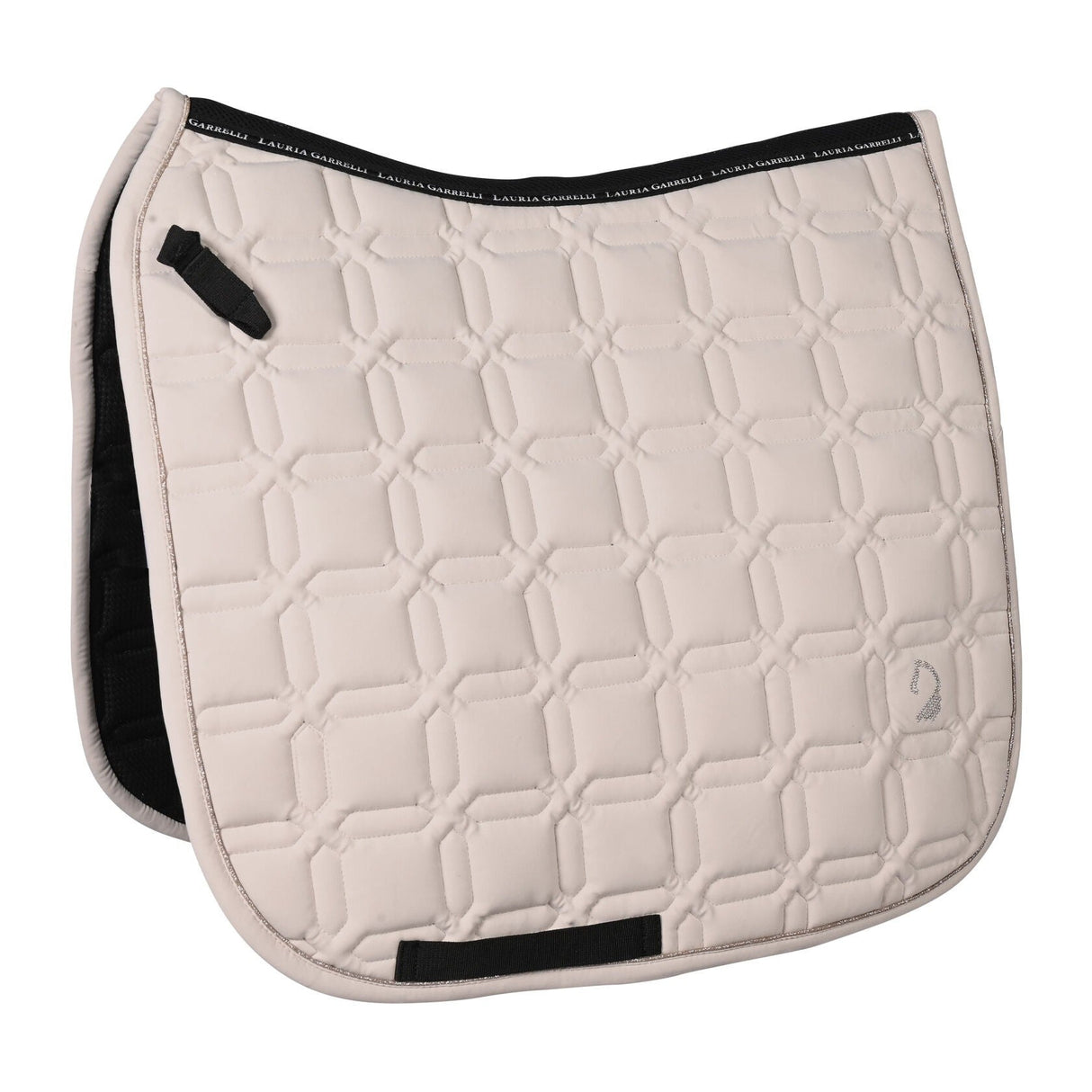 HKM Saddle Cloth -Limone Elegant- #colour_grey-beige