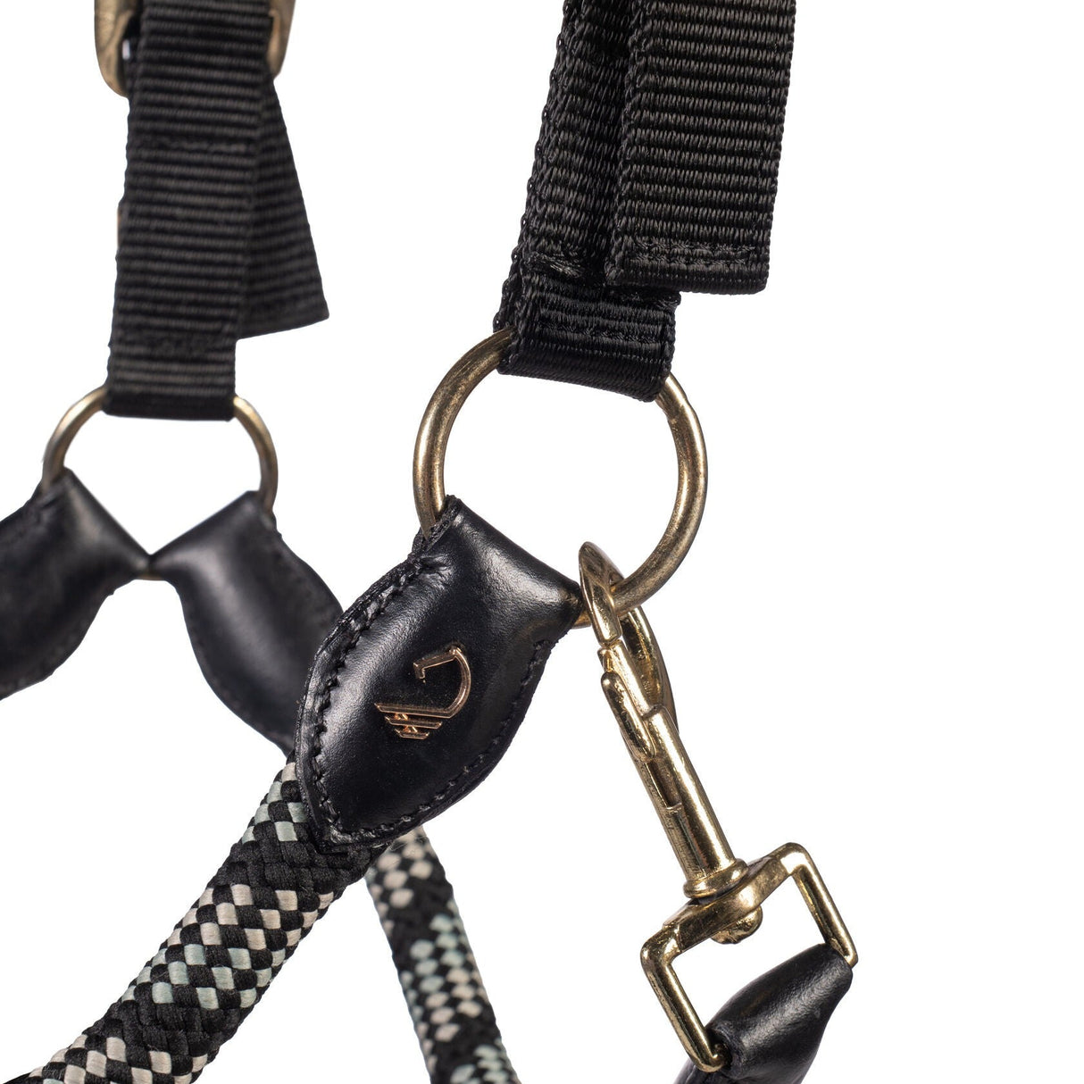 HKM Head Collar -Limone Sportive- #colour_black