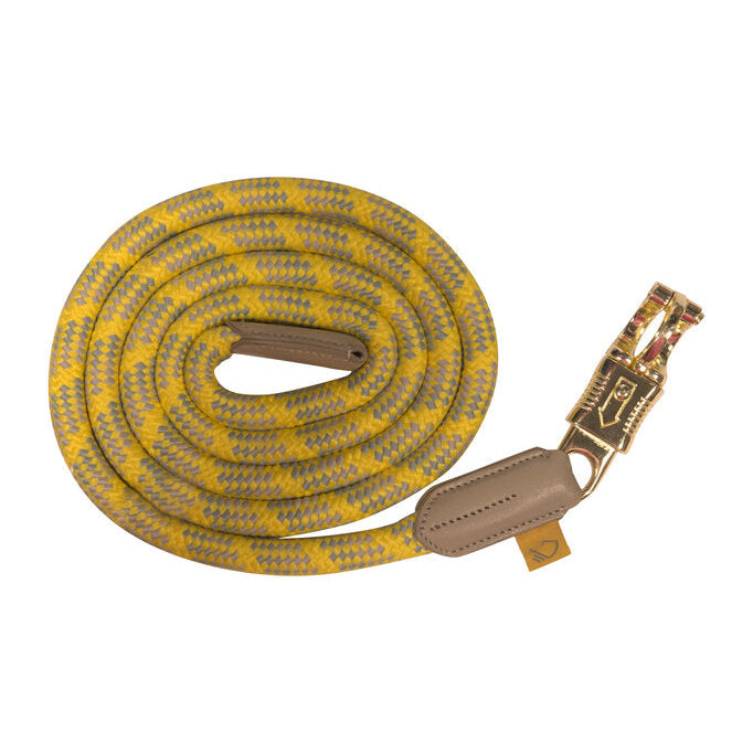 HKM Lead Rope -Limone- with Panic Hook #colour_grey-beige