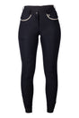 HKM Ladies Silicone Full Seat Riding Breeches -Limone- #colour_black