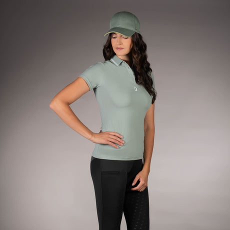 HKM Polo Shirt -Limone- #colour_sage