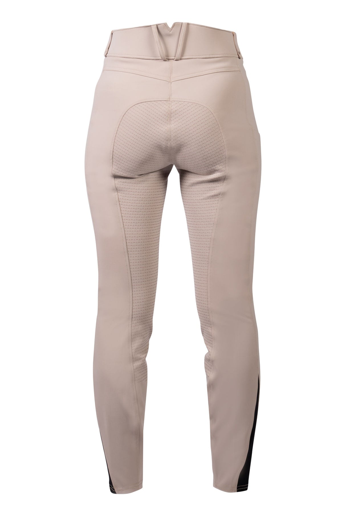 HKM Ladies Silicone Full Seat Riding Breeches -Pearl City- #colour_beige