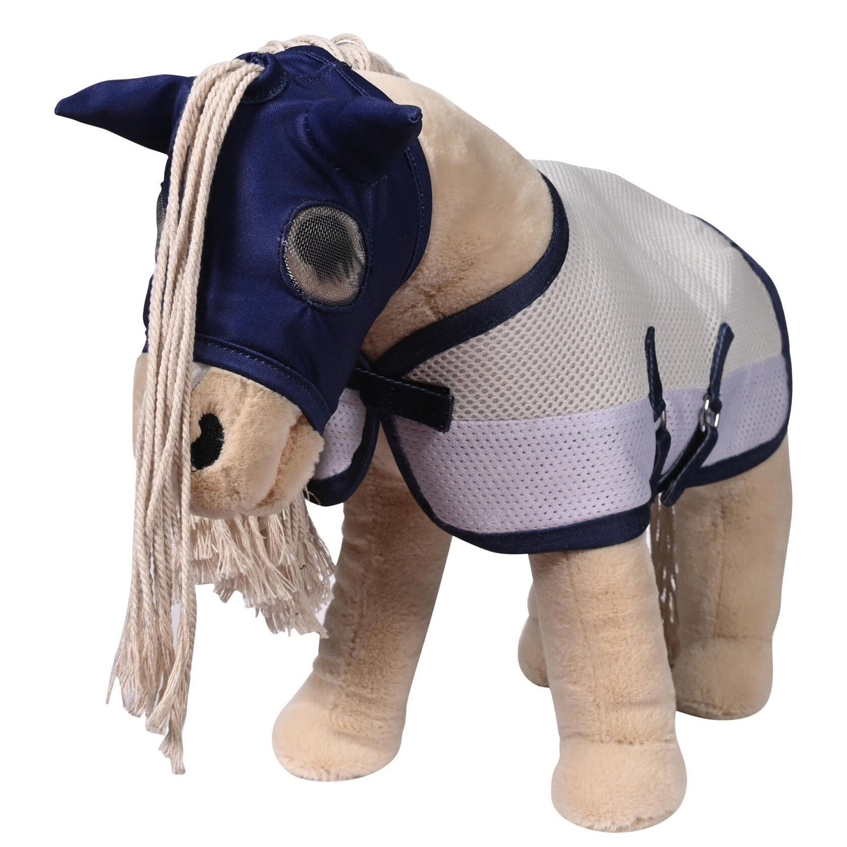 HKM Fly Set -Cuddle Horse-#colour_grey-blue