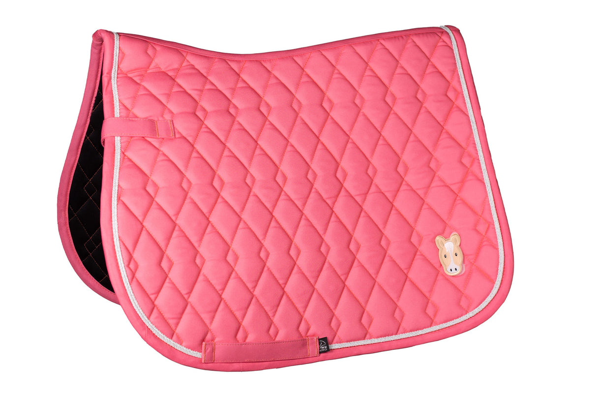 HKM Saddle Cloth -Maui Patch- For Shetland Ponies #colour_pink