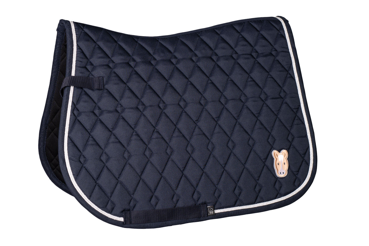 HKM Saddle Cloth -Maui Patch- For Shetland Ponies #colour_deep-blue